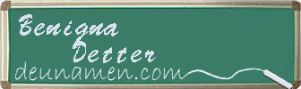 Benigna Detter Visitenkarte